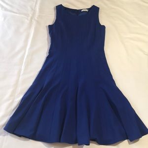 Fit and Flair Royal Blue Calvin Klein Dress